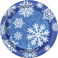 8 Petites Assiettes Flocons d'Hiver