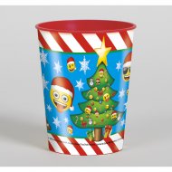 Grand Gobelet Emoji Xmas (30 cl) - Plastique