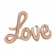 Guirlande Ballon Love Rose Gold (91 cm)