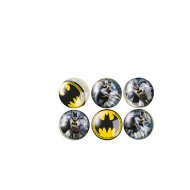 6 Balles Rebondissantes Batman DC (3 cm)