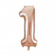 Ballon G�ant Chiffre 1 Rose Gold (86 cm)