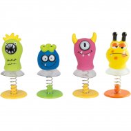 4 Mini Monstres Sauteurs (6 cm)