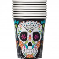 8 Gobelets Calavera Skull