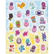 4 Planches de stickers Hatchimals