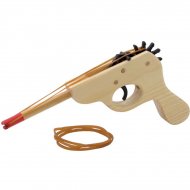 Pistolet en bois � �lastiques