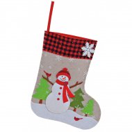 Grande Chaussette Bonhomme de Neige (33 cm) - Feutrine