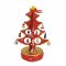 Sapin de Table Musical Rouge (29 cm) - Bois images:#0