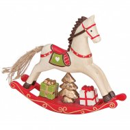 Cheval � Bascule Beige (14 cm) - Bois