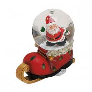 Boule � Neige Botte P�re No�l (7 x 4,5 cm)