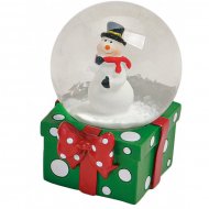 Boule � Neige Cadeau Bonhomme de Neige (6 x 4,5 cm)