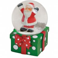Boule � Neige Cadeau P�re No�l (6 x 4,5 cm)