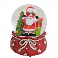 Boule � Neige Musicale G�ante P�re No�l (15 x 10 cm)