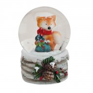 Boule � Neige Renard (6 x 4,5 cm)