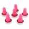 6 Bougies Ananas Rose Fuchsia ( 6 cm) images:#1