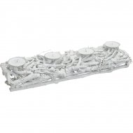 D�cor de L'Avent Rectangulaire Bois Blanc (60 cm)