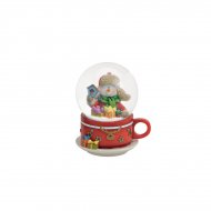 Boule � Neige Tasse Bonhomme de Neige (9 cm)