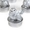 6 Bougies Chauffe-plats Oiseau Argent images:#2