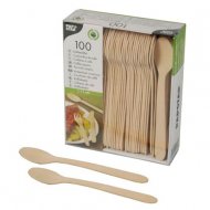 100 Mini Cuill�res Bois