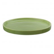Plat de pr�sentation porcelaine Vert