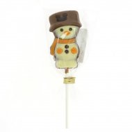 1 Sucette Chocolat Mr Bonhomme de neige (25 g)