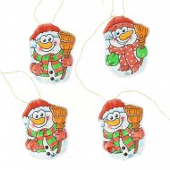 4 Bonhommes de Neige en Chocolat