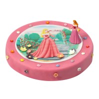 G�teau Princesse Aurore � 28 cm, 12/14 parts