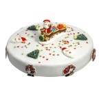 G�teau P�re No�l � 28 cm, 12/14 parts