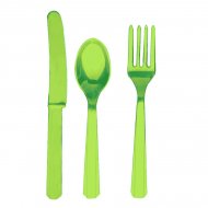 Set de 24 Couverts Vert kiwi
