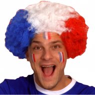 Perruque Big Afro Tricolore