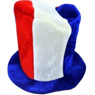 Chapeau Haut de Forme Tricolore