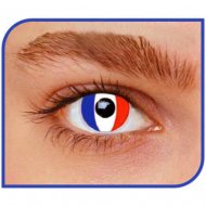 Lentilles Drapeau France (1 mois)