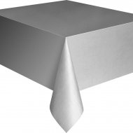 Nappe Unie Argent - Plastique