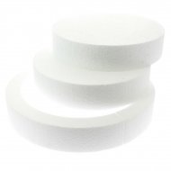 Ensemble disques polystyr�ne