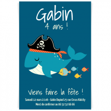 Invitation � personnaliser - Pirate Ahoy!