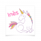 8 Tatouages � personnaliser - Licorne Rainbow images:#1