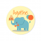 Badge � personnaliser - Jungle Happy Birthday images:#1