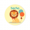 Badge � personnaliser - Jungle Happy Birthday images:#2
