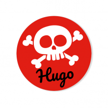 Badge � personnaliser - Pirate