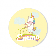 Badge � personnaliser - Licorne Baby