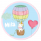 Fotocroc rond � personnaliser - Licorne Baby images:#1