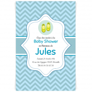 Invitation � personnaliser - Baby Shower Gar�on