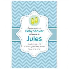 Invitation � personnaliser - Baby Shower Gar�on