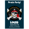 Invitation � personnaliser - Pirate T�te de Mort images:#1