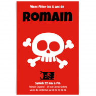 Invitation � personnaliser - Pirate Party