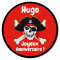 Fotocroc rond � personnaliser - Pirate T�te de Mort images:#2