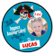 Fotocroc rond � personnaliser - Pirate Party Photo images:#1