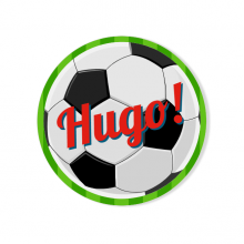 Badge � personnaliser - Ballon de Foot