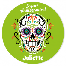 Fotocroc rond � personnaliser - Calavera