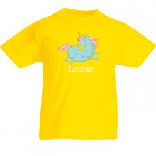 T-shirt � personnaliser - Licorne Bleue