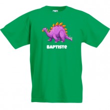 T-shirt � personnaliser - Dino Violet
